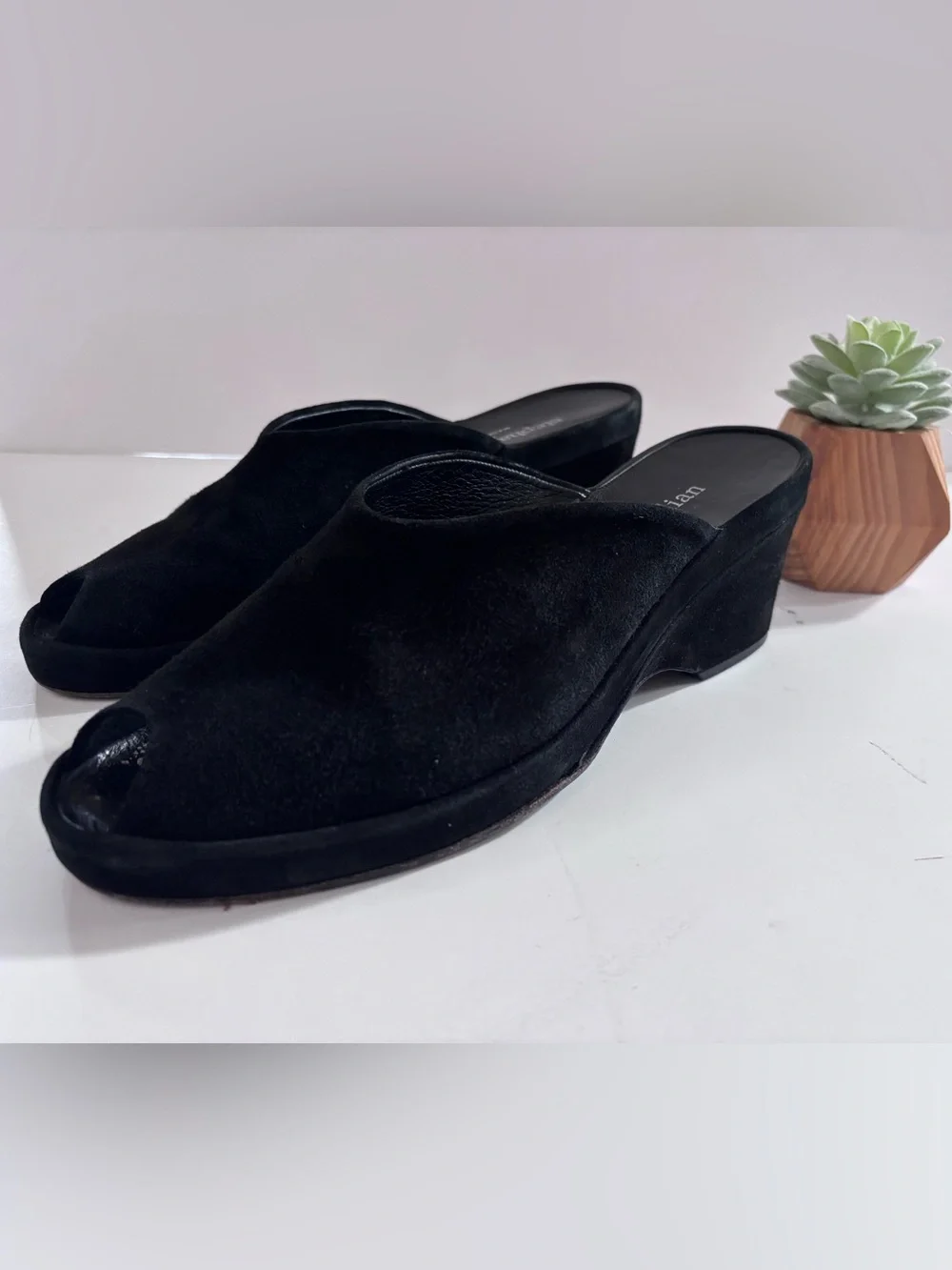 Vintage Stephane Kelian Ladies Wedge Mules